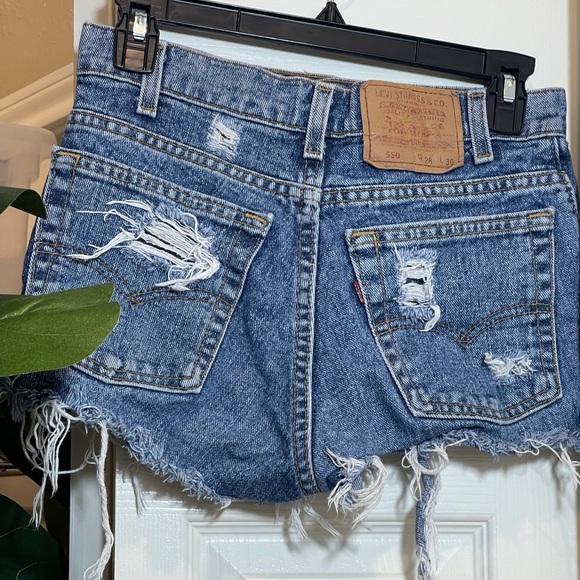 💙🆕Levi’s blue Jean shorts size 4 - Picture 3 of 4